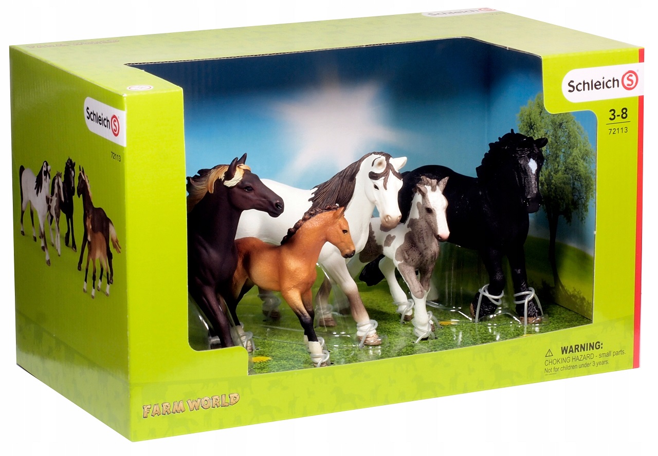 Набор лошадей серия Farm World, 5 фигурок  
